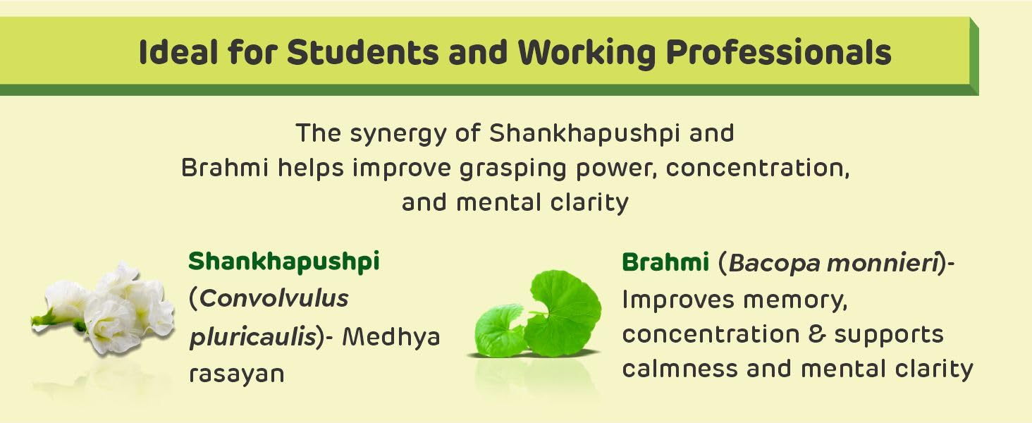 Baidyanath Asli Ayurved Shankhapushpi Syrup 200 ml