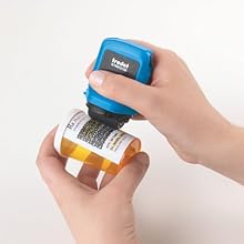 Trodat Identity Theft Protection Roller Stamp – Wide 1.0 Inch Coverage – Refillable Privacy Blocker for Labels, Documents – Anti-Fraud Ink Roller for Secure Information Concealment