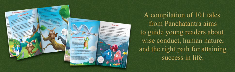 101 Tales The Great Panchatantra Collection - Collection Of Witty Moral Stories For Kids For Personality Development (Hardback)
