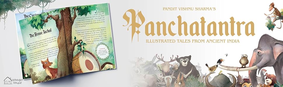 Pandit Vishnu Sharma's Panchatantra: Illustrated Tales From Ancient India (Hardback, Special edition)