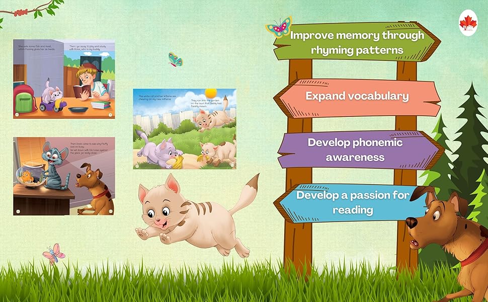Story Books for Kids - Second Reader (Illustrated) (Set of 6 Books) - Phonic stories - Bedtime Stories - 3 Years to 6 Years Old - Read Aloud to Infants, Toddlers