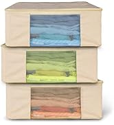 SOLSTICE Hanging Cotton Saree Covers/Bags of 30 x 18 (Inches) For Clothes Storage, Wardrobe Organizer (Hangers Are NOT Included) (Single Pocket - Pack of 6)