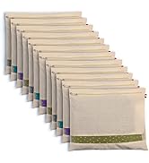 SOLSTICE Hanging Cotton Saree Covers/Bags of 30 x 18 (Inches) For Clothes Storage, Wardrobe Organizer (Hangers Are NOT Included) (Single Pocket - Pack of 6)