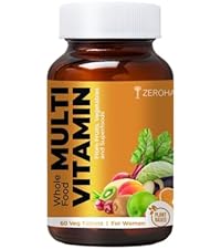 ZEROHARM Iron, Zinc, Folic Acid & Vitamin B12 Tablets | Curry Leaves, Guava, Acerola Cherry | Boosts Hemoglobin Levels | Antioxidant & Immunity Support | Iron Supplement for Men, Women | 60 Tablets