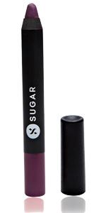 SUGAR Cosmetics Matte As Hell Crayon Lipstick for Indian Skin | Long Lasting Matte Lipstick | Smudge Proof Lip Crayon with Sharpener | 12Hr Wear | 2.8gm - 04 Holly Golightly