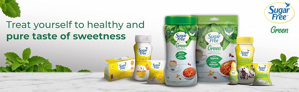 Sugar Free Green Stevia, 300 Pellets |100% Plant-based Natural Sweetener | 100% Natural Meethi Tulsi (Stevia) leaves| Sweet like Sugar but with zero calories | 30g
