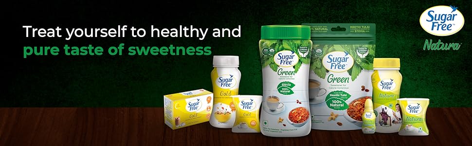 Sugar Free Natura, 500 Pellets|100% Safe| Scientifically Proven & Tested|Sweet like Sugar but with zero calories| 42.5g