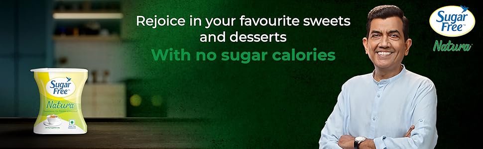 Sugar Free Natura, 500 Pellets|100% Safe| Scientifically Proven & Tested|Sweet like Sugar but with zero calories| 42.5g