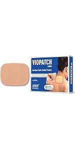 Viopatch Back Pain Relief Patch XL - Pack of 5 Extra Large Patches | Instant & Long Lasting Relief from Lower or Upper Back Pain | Natural | No Side Effects