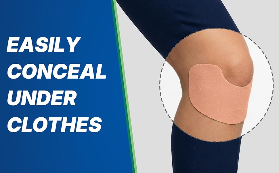 Viopatch Knee Patch for Pain Relief - 10 Patch  | Instant & Long Lasting Relief from Knee Pain | All Natural Ingredients | No Side Effects
