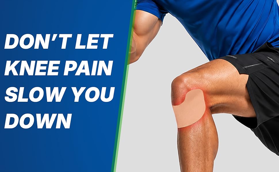 Viopatch Knee Patch for Pain Relief - 10 Patch  | Instant & Long Lasting Relief from Knee Pain | All Natural Ingredients | No Side Effects