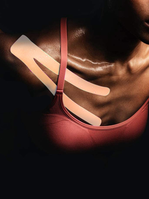 Boldfit Kinesiology Tape for Physiotherapy Kinesio Tape for Sports Injury Pain Relief Muscle Tape for Shoulder, Wings, Arms, Ankle K Taping Waterproof Athletic Tape for Pain Support -2 Inch Beige