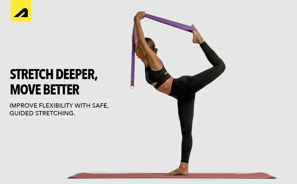 Boldfit Yoga Belt for Women and Men - Yoga Strap for Stretching with Extra Safe Adjustable D-Ring Buckle - Durable and Comfy Texture - Perfect for Your Yoga Session - 6 Feet, Purple