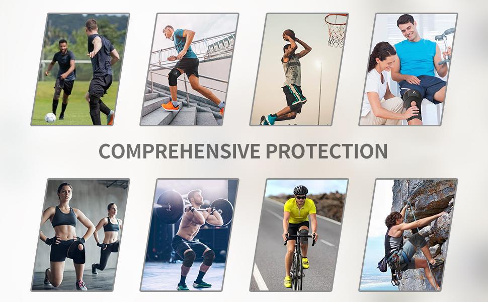 FASHNEX Premium Knee Support Open Patella, Breathable Knee Cap Brace for Arthritis, Pain Relief, Sports for Men & Women (Single Piece / 1 Piece (Not a Pair), (Black), Free Size)