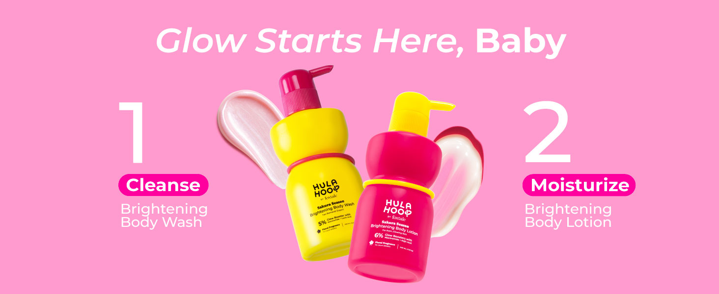 Hula Hoop SPF 30 Brightening Body Lotion by Foxtale| Niacinamide + Kojic Acid | Moisturizes, Brightens, & Even Tones Skin | Prevents Tanning & Sun Damage | Light & Grease-Free | 200ml