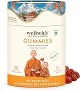 Wellwith (Ayuzera) Sea Buckthorn Berry Oil Vegan Omega 7 500mg, 30 Veg HPMC Capsules (Pack of 1), 15-Day Supply | Seabuckthorn Capsules rich In Omega 3, 6, 7 & 9 For Muscle, Bone, Heart & Skin
