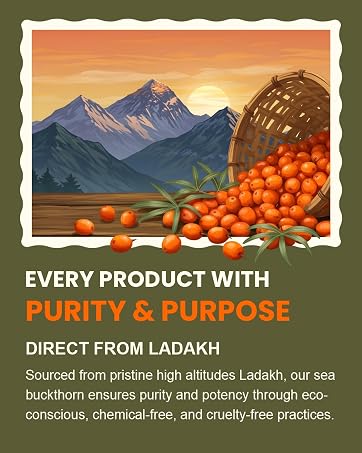 Wellwith (Ayuzera) Sea Buckthorn Berry Oil Vegan Omega 7 500mg, 30 Veg HPMC Capsules (Pack of 1), 15-Day Supply | Seabuckthorn Capsules rich In Omega 3, 6, 7 & 9 For Muscle, Bone, Heart & Skin