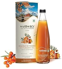 Ayuzera (Wellwith) Himalayan Sea Buckthorn Pulp Concentrate 300ml | Cold-Pressed | Makes 50 Glasses | Natural Vitamin C, Omega 3 6 7 9, Antioxidants | Immunity, Skin Glow & Gut Health Support | Juice Seabuckthorn