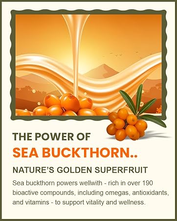 Ayuzera (Wellwith) Himalayan Sea Buckthorn Pulp Concentrate 300ml | Cold-Pressed | Makes 50 Glasses | Natural Vitamin C, Omega 3 6 7 9, Antioxidants | Immunity, Skin Glow & Gut Health Support | Juice Seabuckthorn