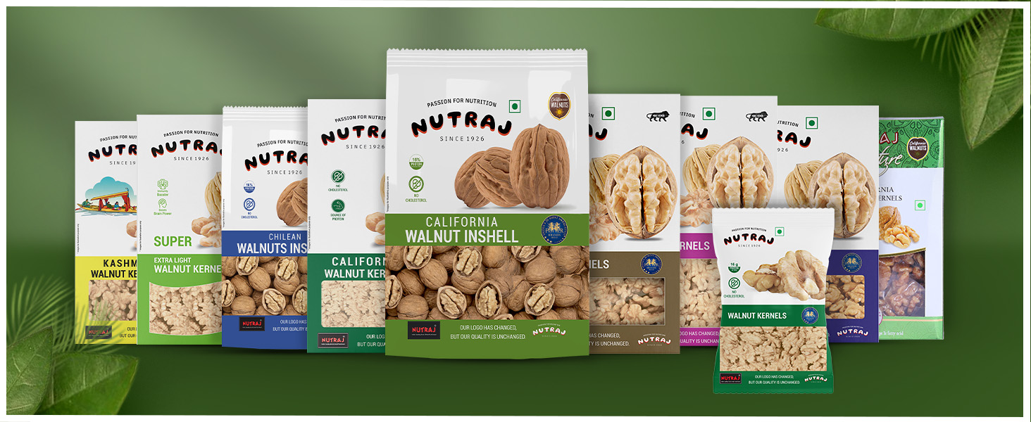 Nutraj California Inshell Walnuts,Raw 1000g