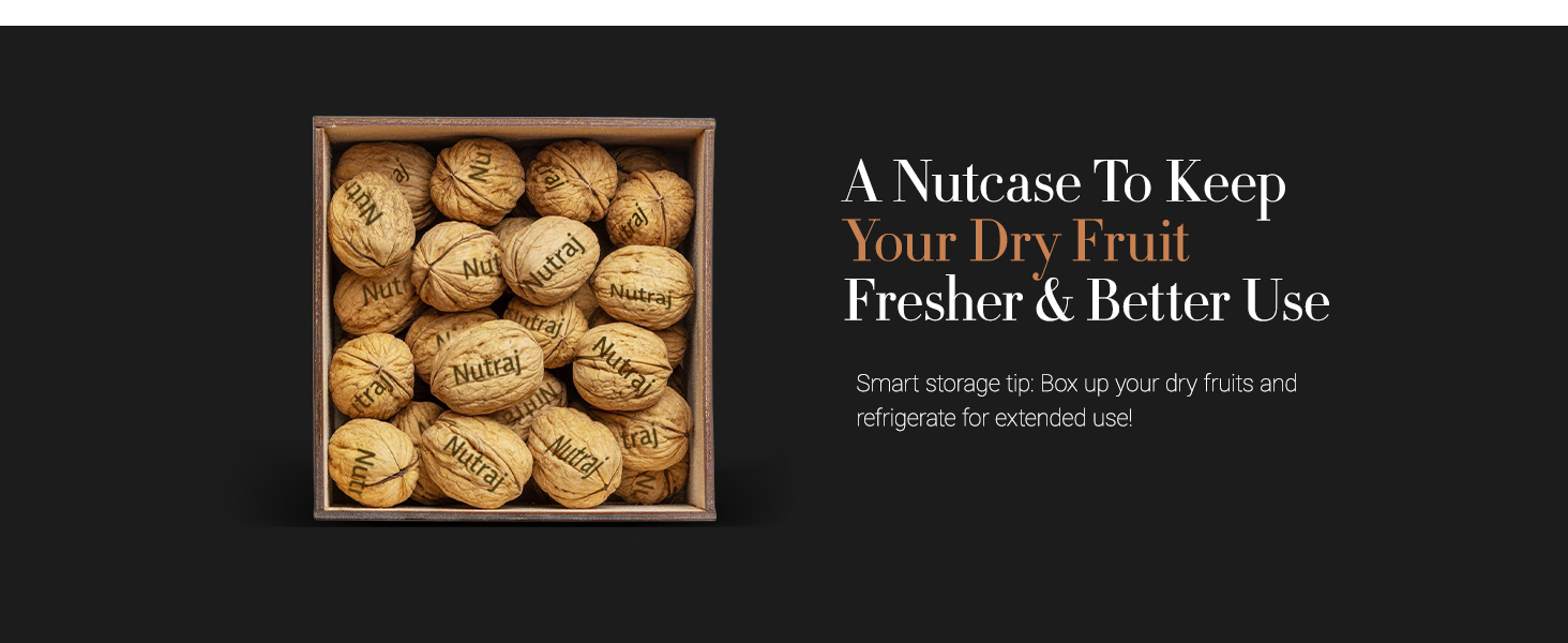 Nutraj Anmol Walnuts Inshell 1kg Pack | Akhrot | Dry Fruits | Nuts