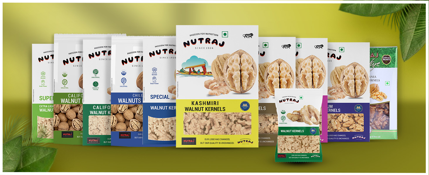 Nutraj Kashmiri Walnut Kernels 250g Without Shell | Akhrot Giri | Dry Fruits | Nuts