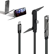 Portronics My Buddy K Portable Laptop Stand with Adjustable Height, Foldable, OverHeating Protection for Laptops & MacBooks (Grey)