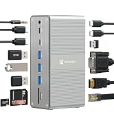Portronics Mport 52 USB C Hub Dock (7-in-1), Multiport Adapter with 4K HDMI, 60 W PD Charging, USB 3.0/2.0 & USB Type-C Data Ports at up to 10 Gbps, microSD & SD Card Reader for Laptops(Grey)