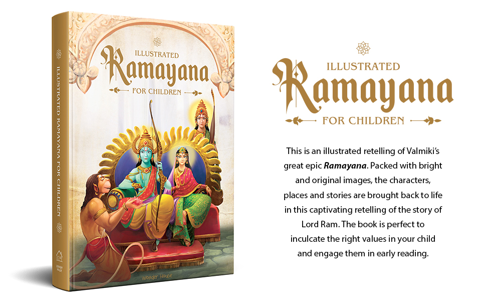 Illustrated Ramayana For Children | Immortal Epic Of India (Deluxe Edition)