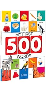 My First 1000 Words For Kids | Age 2–6 Years | Learning Board Book | Vocabulary Building | Children Picture Book | Latest Edition | Alphabet | 123 | Action & Opposite Words | Body Parts | Birds & More