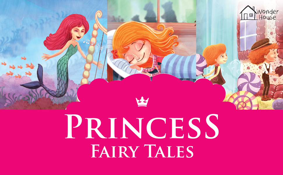 Princess Fairy Tales: Ten Traditional Fairy Tales For Children (Abridged and Retold With Large Font For Easy Reading) 8 Inches X 8 Inches - Hardback