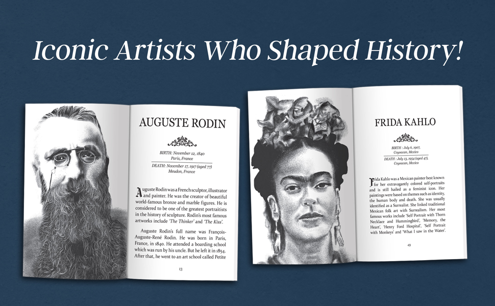 World's Greatest Artists : Biographies of Inspirational Personalities For Kids