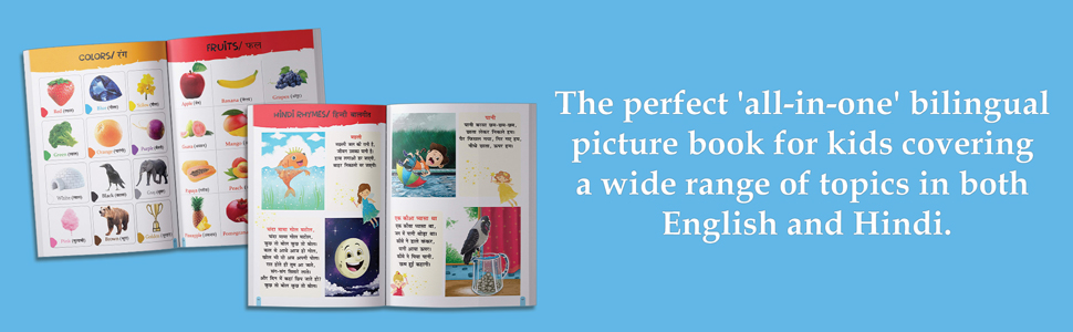 My First All In One | Bilingual Picture Book For Kids Hindi-English