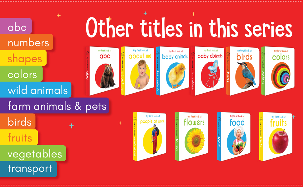 My First Book Of Farm Animals & Pets For Kids | Age 0–3 Years | Board Book | Early Learning | Farm Animals | Pets | Bright Pictures | Vocabulary Building | Toddlers | Preschoolers | Latest Edition