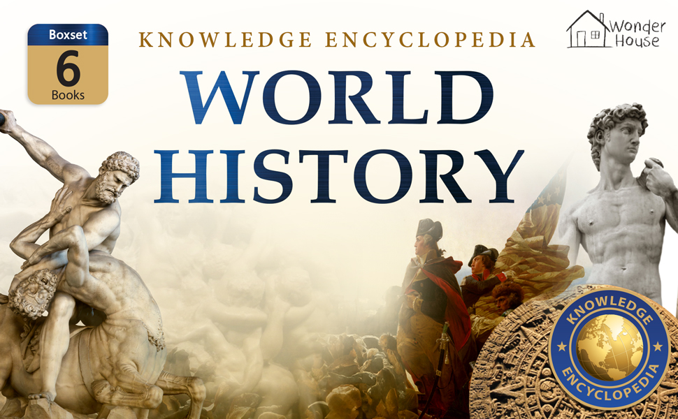 World History - Collection of 6 Books : Knowledge Encyclopedia For Children (Box Set)
