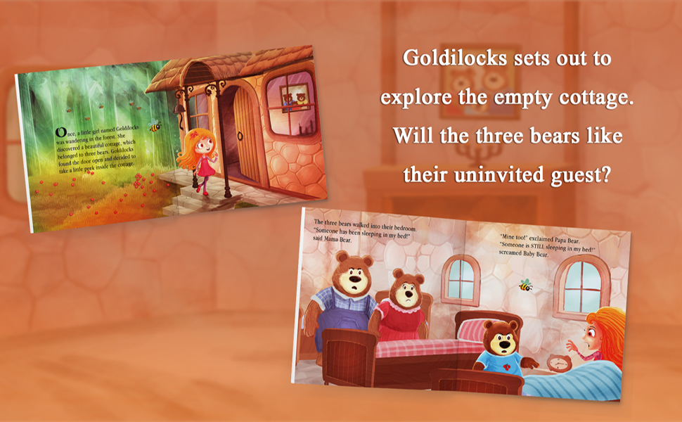 My First 5 Minutes Fairy Tales Goldilocks And The Three Bears - Traditional Fairy Tales For Children (Abridged And Retold)