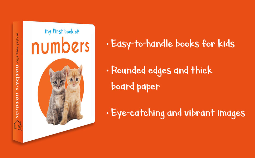 My First Book Of Numbers | First Number Board Book For Babies, Toddlers & Preschoolers | Early Counting Book With Bright Pictures | Learn Numbers 1-10 | For Kids Ages 0-3 Years