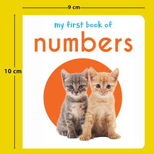 My First Book Of Numbers | First Number Board Book For Babies, Toddlers & Preschoolers | Early Counting Book With Bright Pictures | Learn Numbers 1-10 | For Kids Ages 0-3 Years