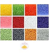 Ambitieux DIY Bracelet Making Kit – 575+ Beads Jewelry Set with Glass, Double, Charms Pendants Accessories, Evil Eye, Elastic Thread, Cutter & Jute Bag – Craft Kit for Girls, Kids & Adults birthday 2 3 4 5 6 7 8 9 years (Crackle)