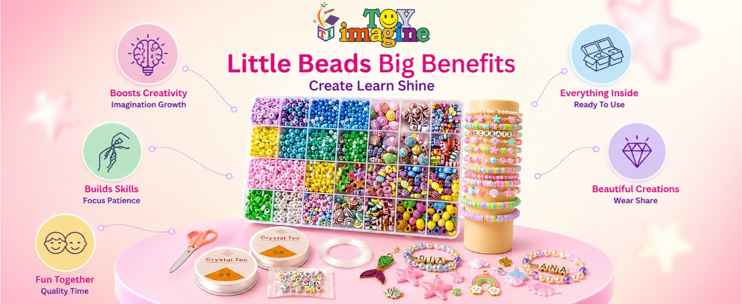 Toy Imagine DIY Bracelet Making Kit for Girls