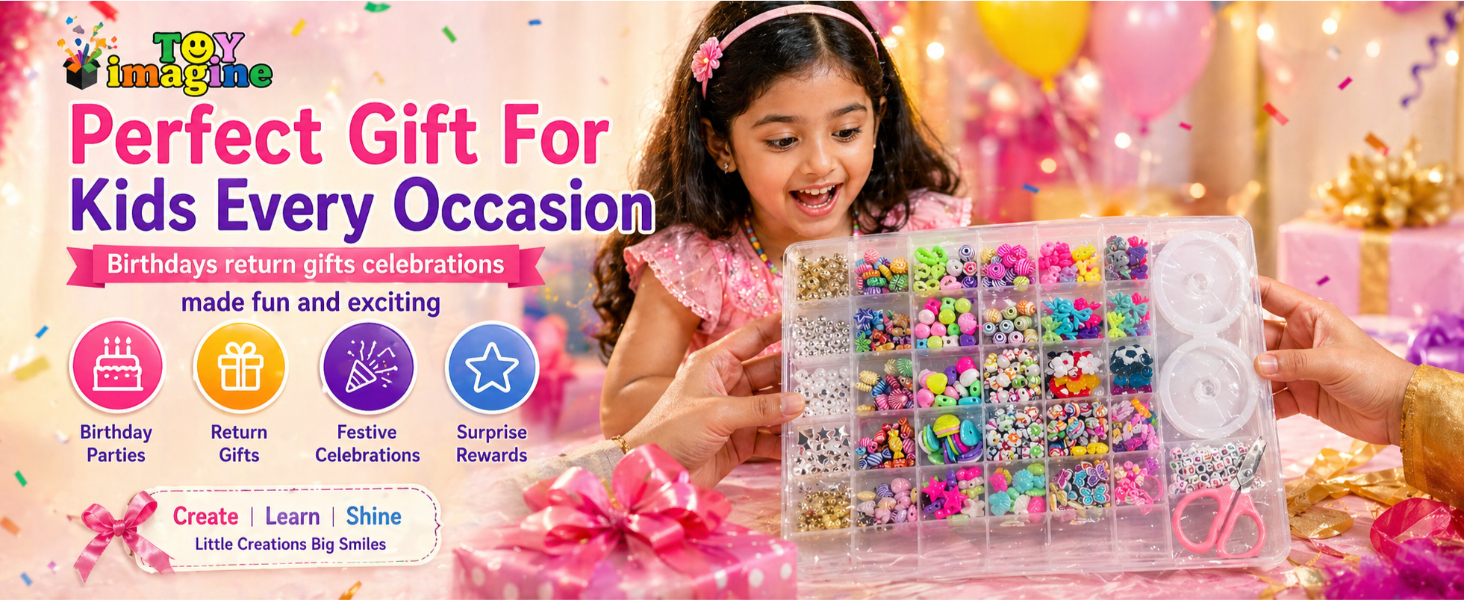 Toy Imagine DIY Bracelet Making Kit for Girls Ages 6–14