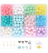 Ambitieux Children Jewelry Making Craft Bracelet Kits set for Kids - DIY 24 Compartment Box, 400+ Colorful Beads, Ear Hangings, Lobster Locks & Rings , 8 Pcs of Charms With Accessories - Birthday Gift for Girls 4 5 6 7 Years Packed in a sturdy corrugated 
