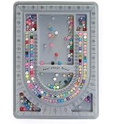 Ambitieux Children Jewelry Making Craft Bracelet Kits set for Kids - DIY 24 Compartment Box, 400+ Colorful Beads, Ear Hangings, Lobster Locks & Rings , 8 Pcs of Charms With Accessories - Birthday Gift for Girls 4 5 6 7 Years Packed in a sturdy corrugated 