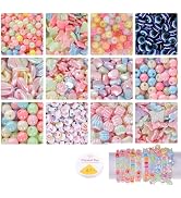 Ambitieux Children Jewelry Making Craft Bracelet Kits set for Kids - DIY 24 Compartment Box, 400+ Colorful Beads, Ear Hangings, Lobster Locks & Rings , 8 Pcs of Charms With Accessories - Birthday Gift for Girls 4 5 6 7 Years Packed in a sturdy corrugated 
