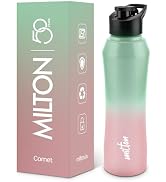 MILTON Copper Delight 1000 Water Bottle 880 ml | 100% Pure Lacquer Coating Copper Water Bottle | Ayurveda Health Benefit | BPA Free, Leak Proof Office Bottle | Supports Digestive & Boosts Immunity