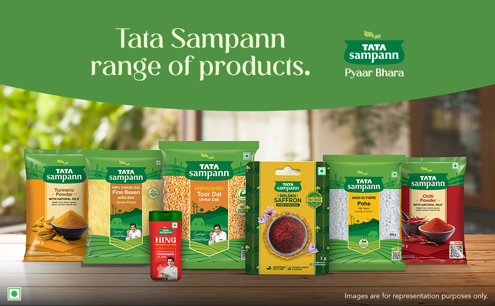 Tata Sampann Golden Saffron, 1g, Natural Aroma & Colour, Pure & Natural Kesar, ISO 3632 Tested