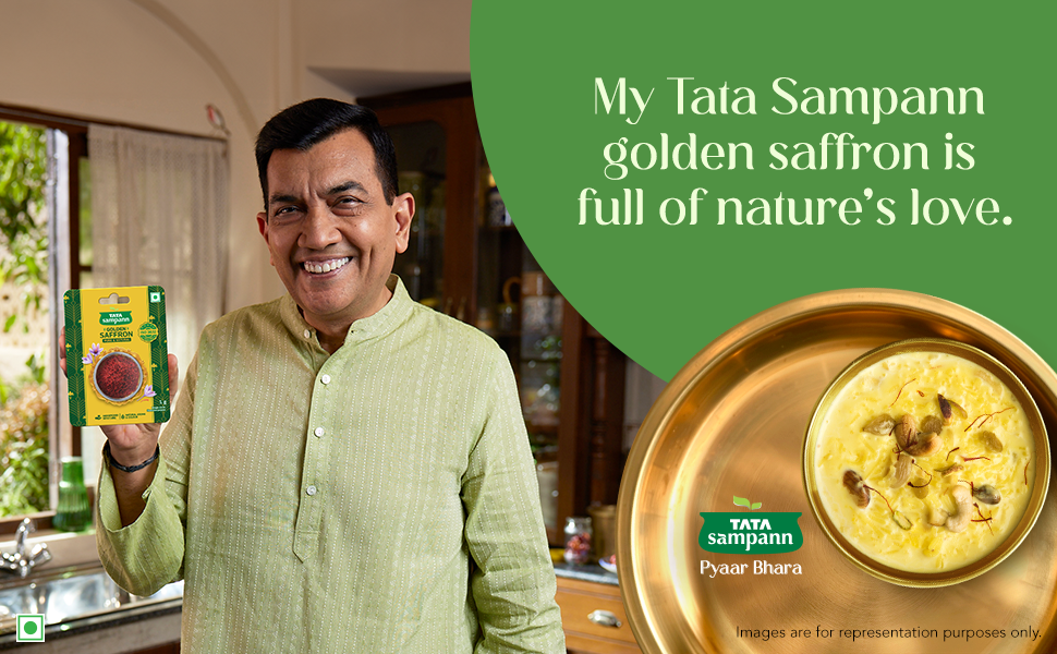Tata Sampann Golden Saffron, 1g, Natural Aroma & Colour, Pure & Natural Kesar, ISO 3632 Tested