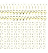 Ambitieux DIY Bracelet Making Kit for Girls – 30 Types of 600+ pcs of Crackle, Jelly & Pearl Beads golden ring in 2 Boxes with Charms, Hooks, 2 Elastic Threads & Cutter – Craft Kit for Kids Age 7-12 Return Gift Idea