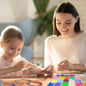 SANNIDHI 3868pcs Clay Beads Bracelet Making Kit, 18 Colours for Girls