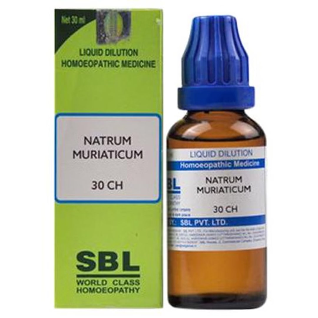 SBL Natrum Muriaticum 30C homeopathic dilution 30 ml bottle